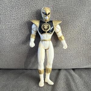 Mighty Morphin Power Rangers WHITE RANGER 4 in Action Figure 1995 Saban